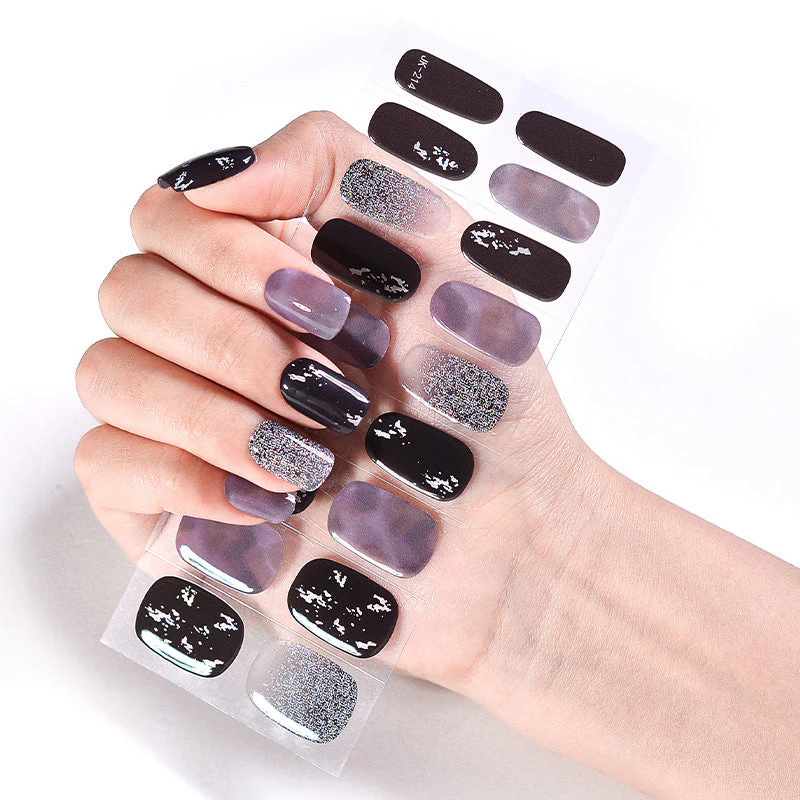 Internet Celebrity Semi-baked Gel Nail Sticker Waterproof And Durable 3d Paper Patch - Image 30