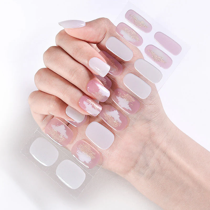 Internet Celebrity Semi-baked Gel Nail Sticker Waterproof And Durable 3d Paper Patch - Image 36