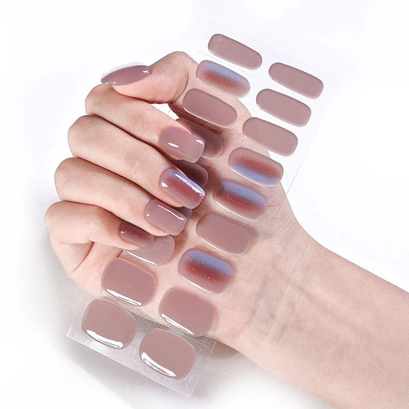 Internet Celebrity Semi-baked Gel Nail Sticker Waterproof And Durable 3d Paper Patch - Image 41