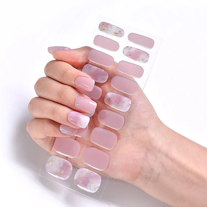 Internet Celebrity Semi-baked Gel Nail Sticker Waterproof And Durable 3d Paper Patch - Image 6