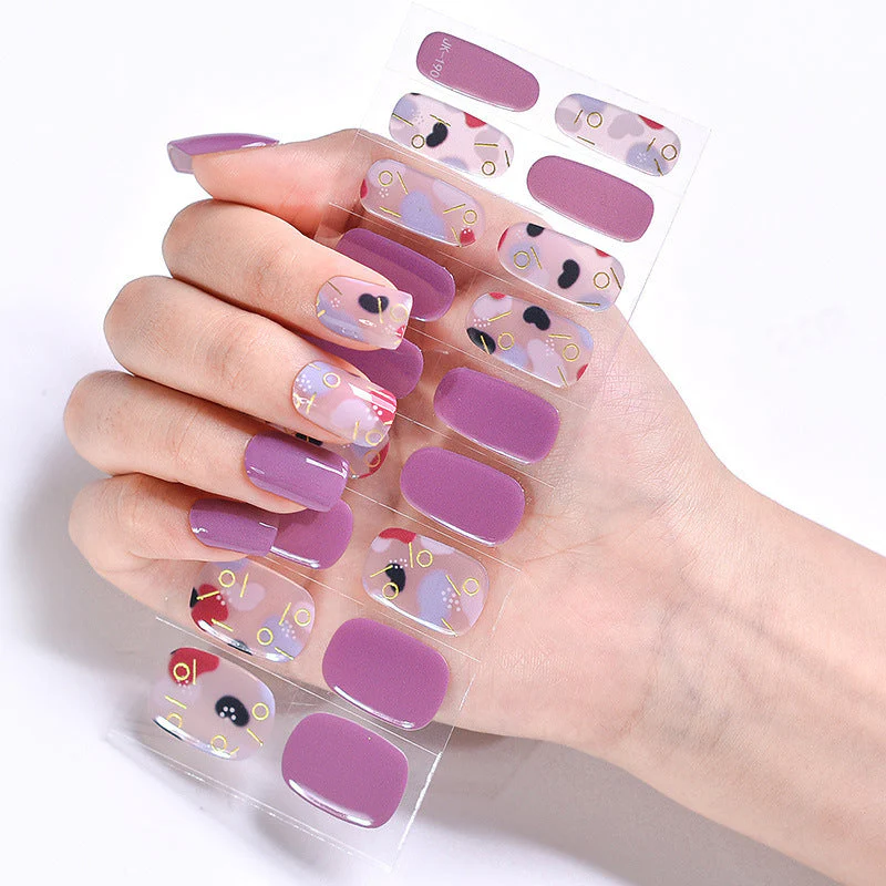 Internet Celebrity Semi-baked Gel Nail Sticker Waterproof And Durable 3d Paper Patch - Image 7