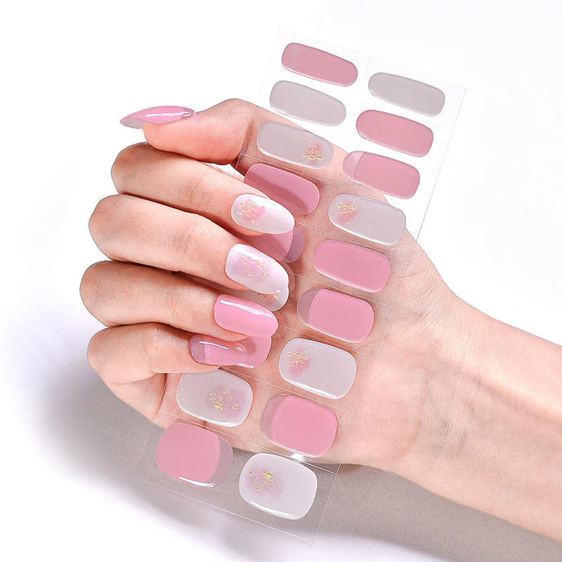 Internet Celebrity Semi-baked Gel Nail Sticker Waterproof And Durable 3d Paper Patch - Image 9