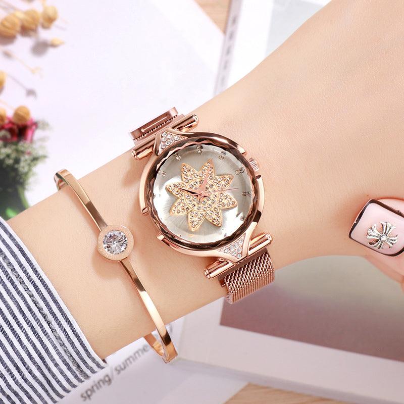Internet Celebrity Student's Watch Korean Style Trends Simple Ladies' Lazy Watch - Image 5