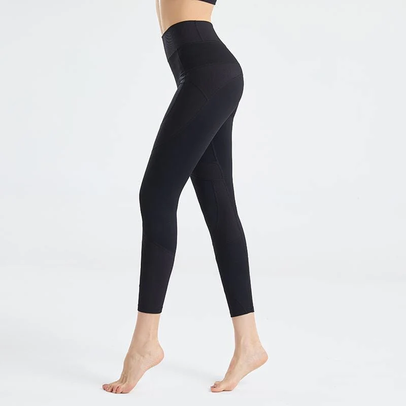 Irregular Patterned High Rise Leggings - Image 11