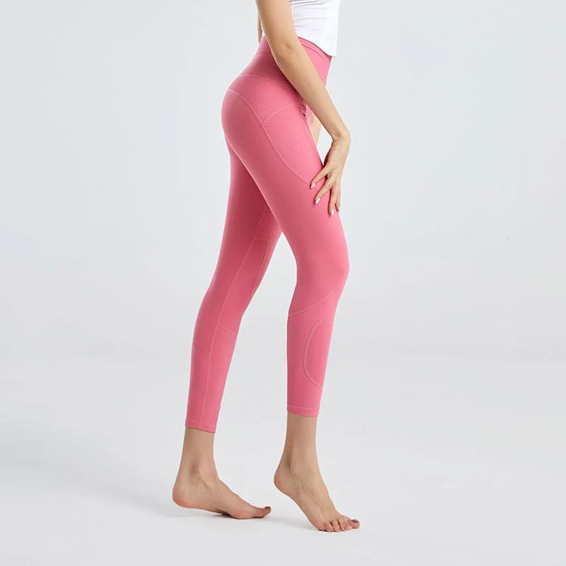 Irregular Patterned High Rise Leggings - Image 18