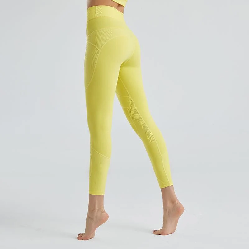 Irregular Patterned High Rise Leggings - Image 23