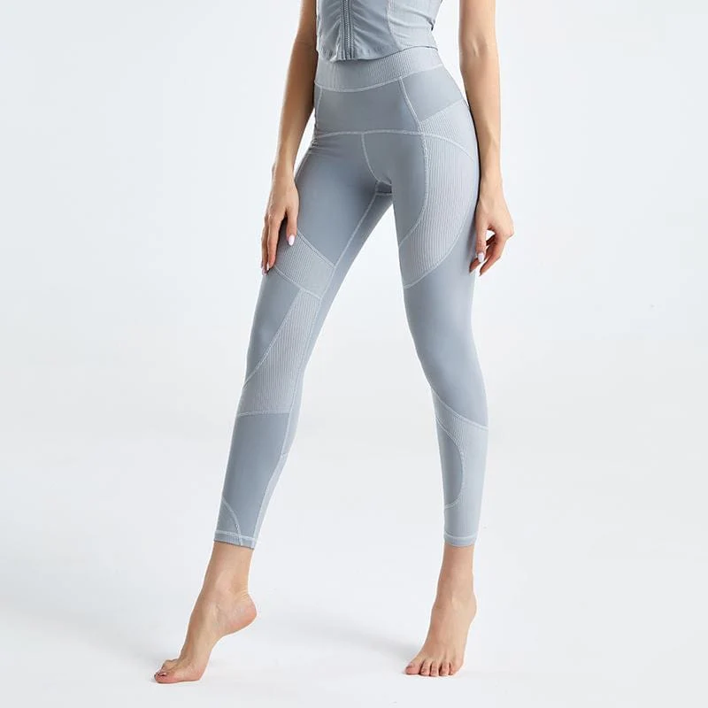 Irregular Patterned High Rise Leggings - Image 3