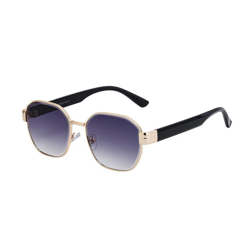 Irregular Polygon Punk Sunglasses - Image 2