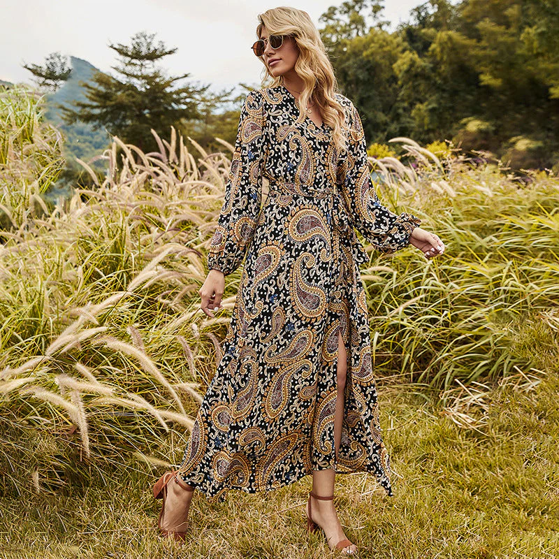 It's a Wrap Boho Dress - Image 4