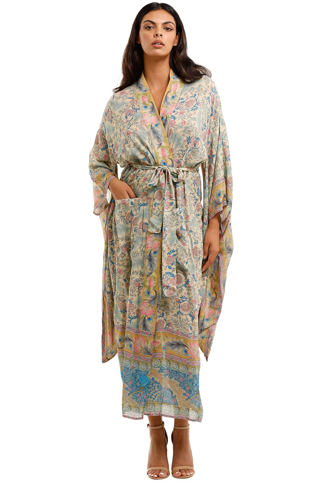 Long Length Gown Kimono Duster Robe - Image 4