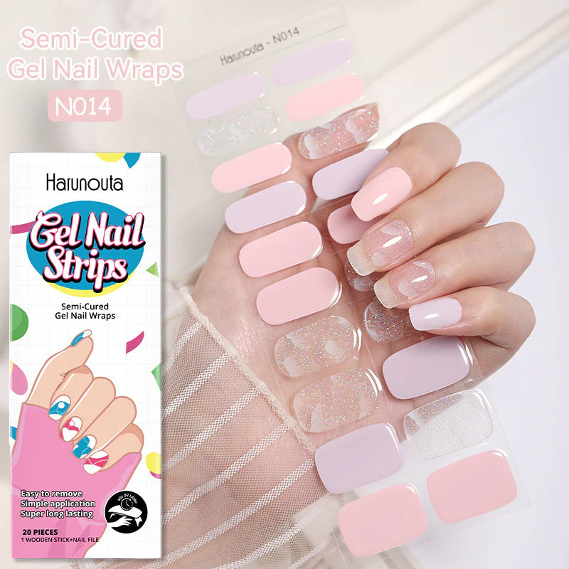 Japanese Style Nail Beauty Gel Stickers Semi-curing French Gel - Image 7