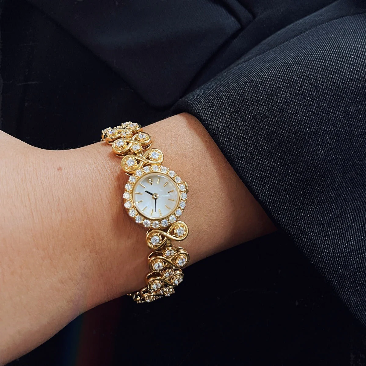 Jewelry Antique Luxury Diamond Quartz Watch