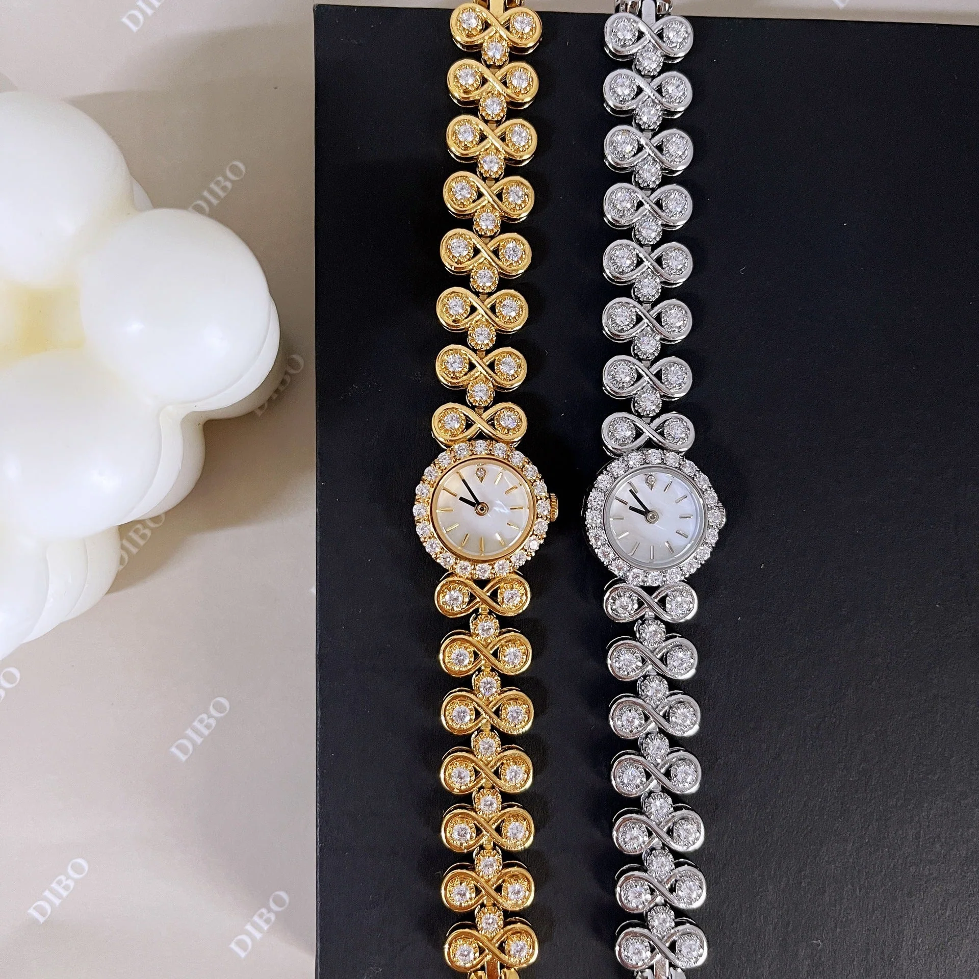 Jewelry Antique Luxury Diamond Quartz Watch - Image 5