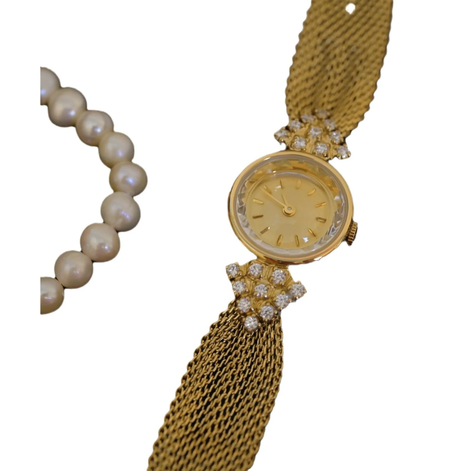 Jewelry Vintage Watches Kaleidoscope Diamond Quartz Watch - Image 5