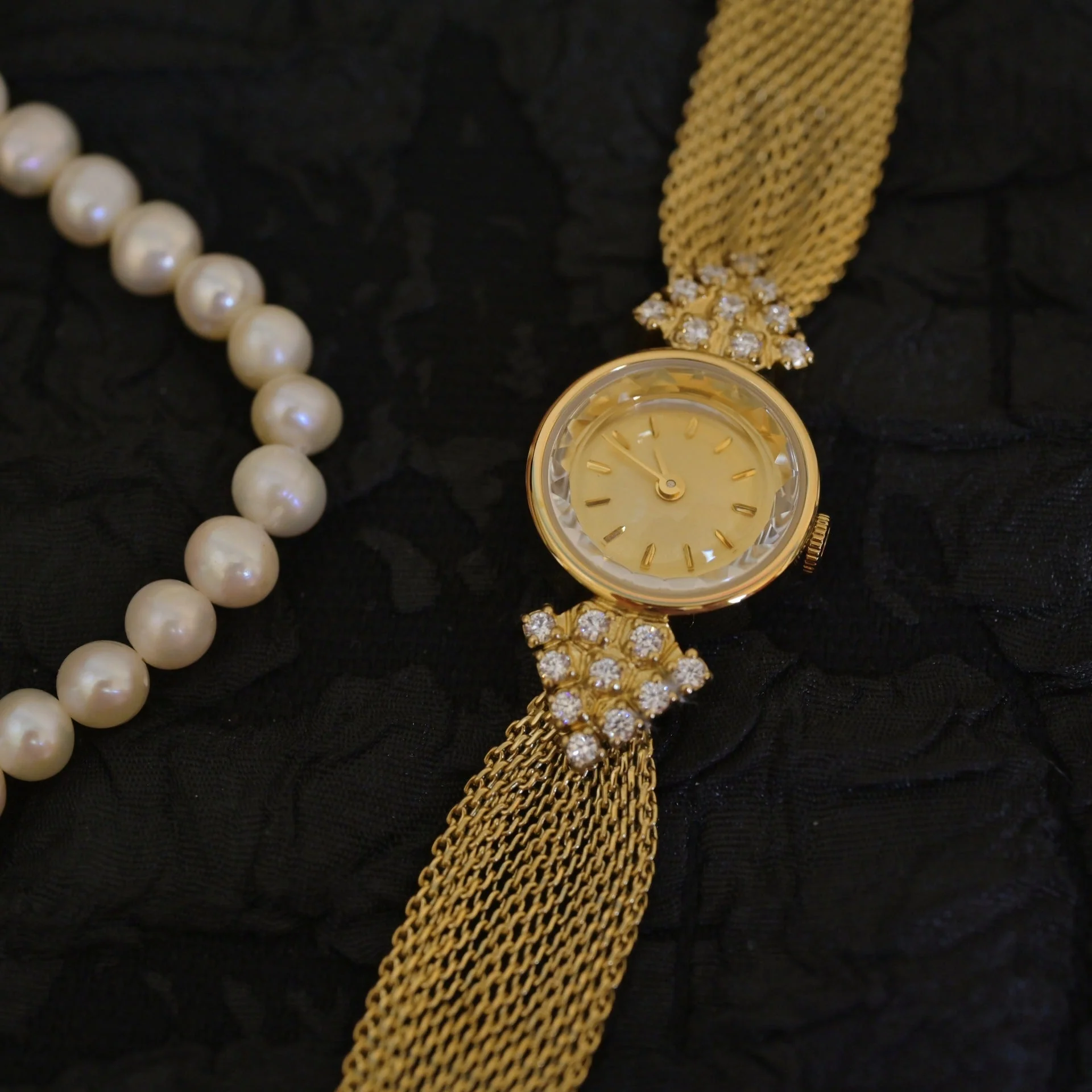Jewelry Vintage Watches Kaleidoscope Diamond Quartz Watch - Image 6