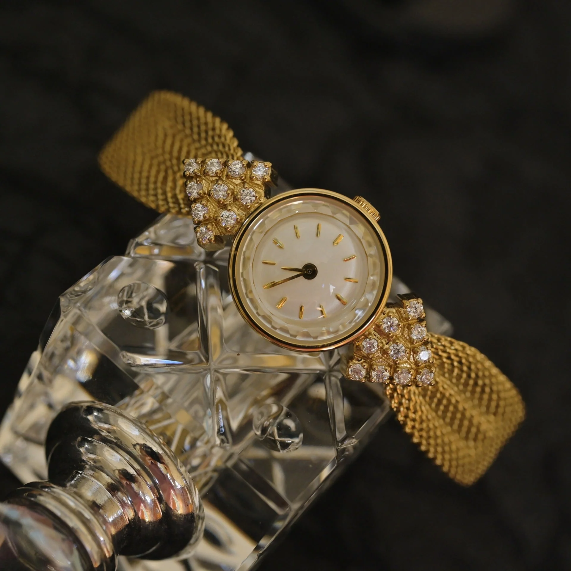 Jewelry Vintage Watches Kaleidoscope Diamond Quartz Watch - Image 8