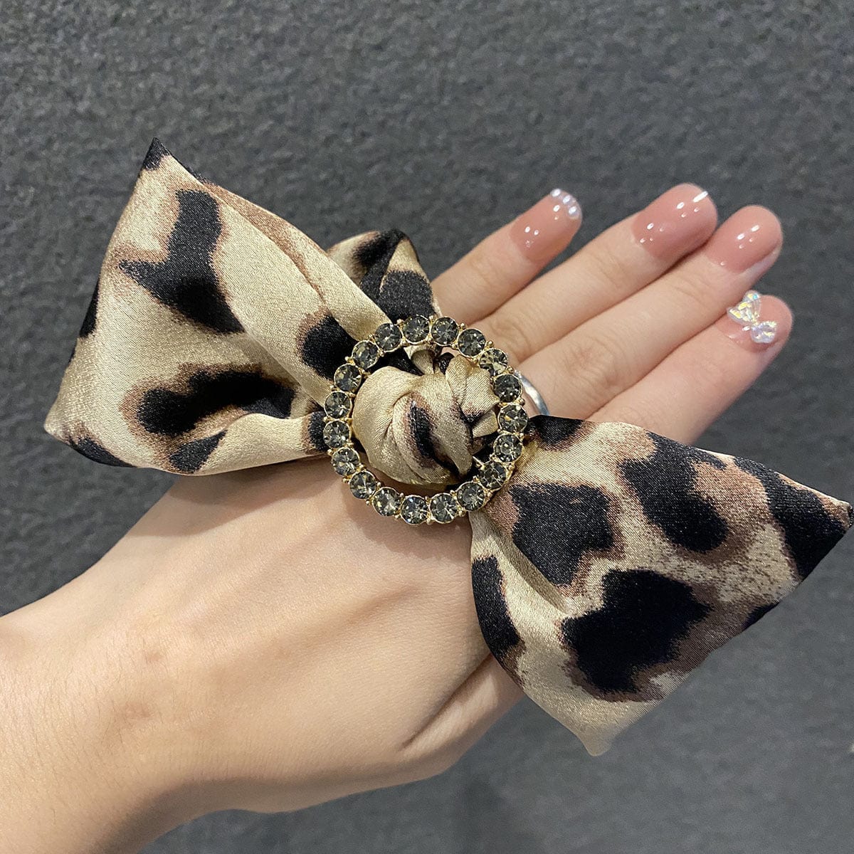 Jumbo Silky Bow Hair Tie - Image 9