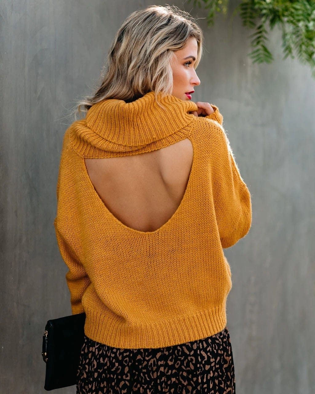 Keyhole Turtleneck Sweater - Image 17