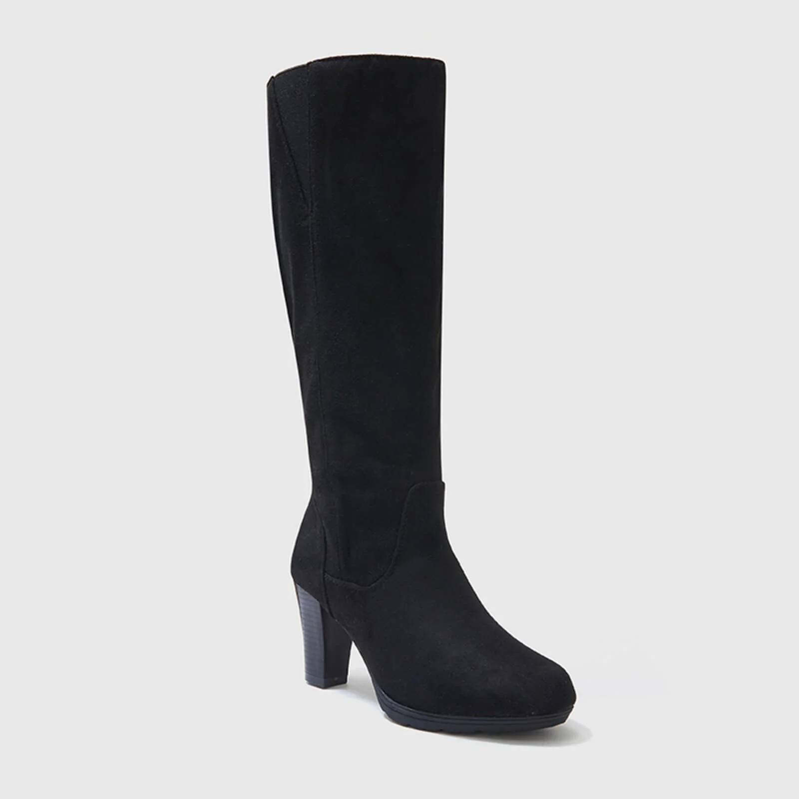 Knee High Boots With Side Zipper - Image 4