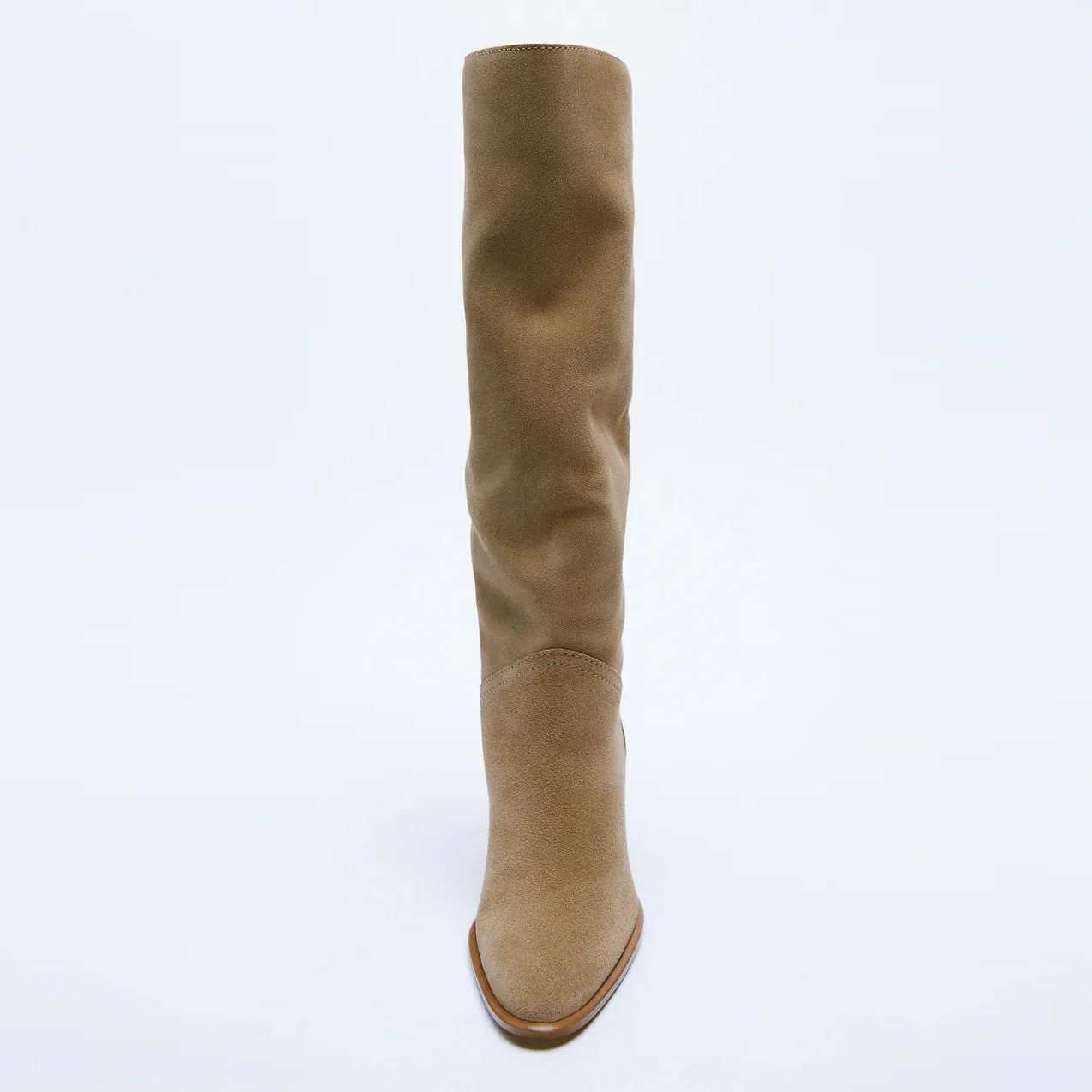 Knee High Boots Leather High Heels - Image 10