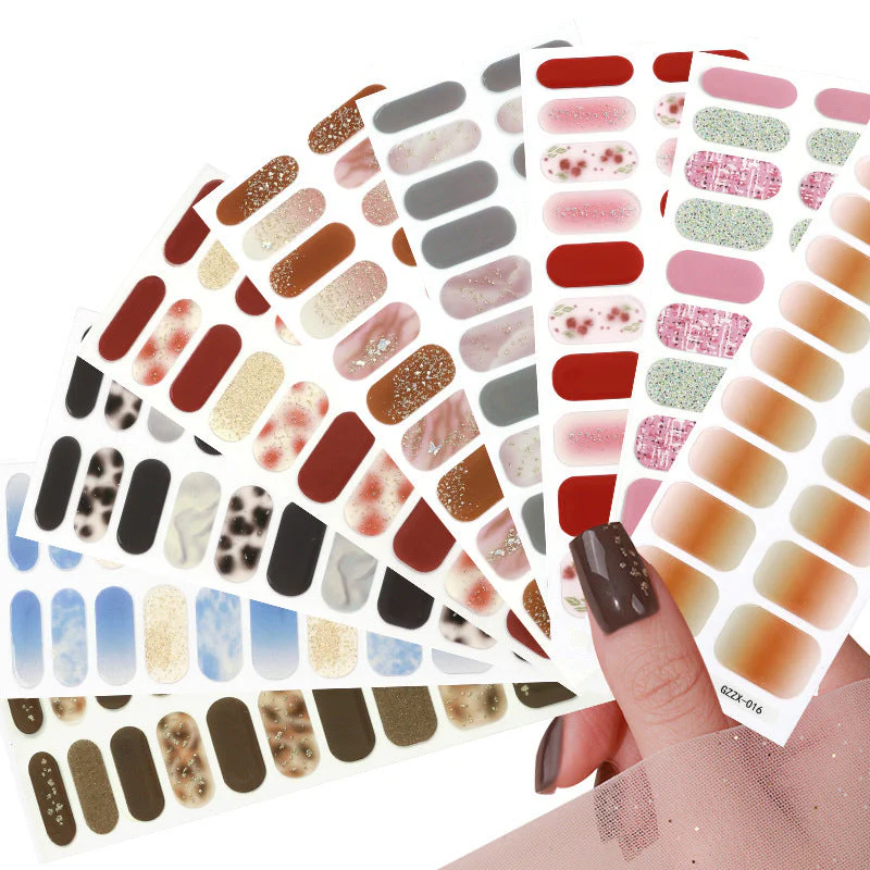 Korean Gel Nail Sticker Waterproof Icy Butterfly Bronzing UV Phototherapy Light Nail Sticker - Image 2