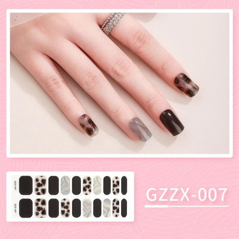 Korean Gel Nail Sticker Waterproof Icy Butterfly Bronzing UV Phototherapy Light Nail Sticker - Image 7
