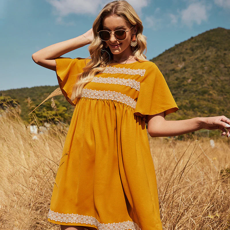 Lace Crochet Summer Dress - Image 2