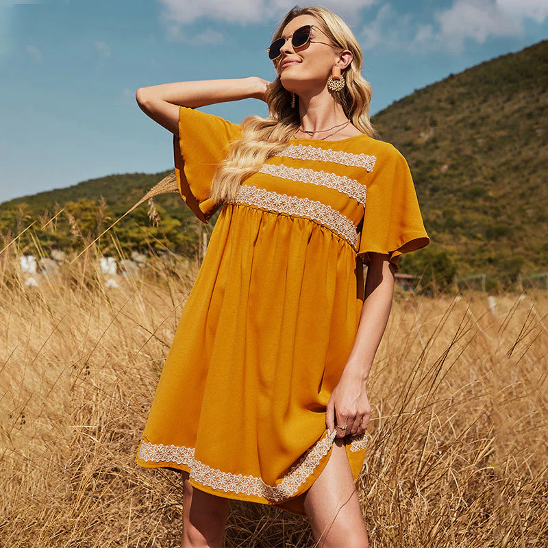 Lace Crochet Summer Dress - Image 4