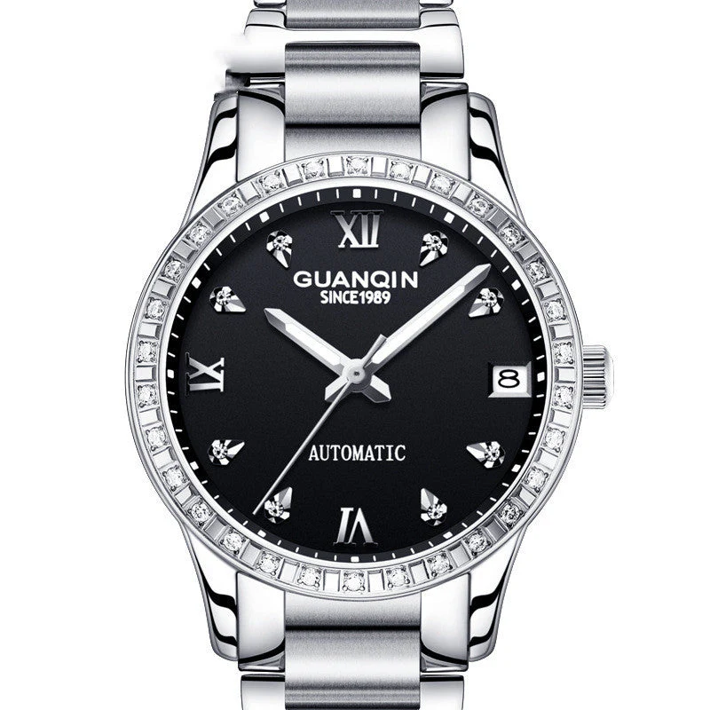 Ladies Diamond-studded Luminous Mechanical Watch - Image 7
