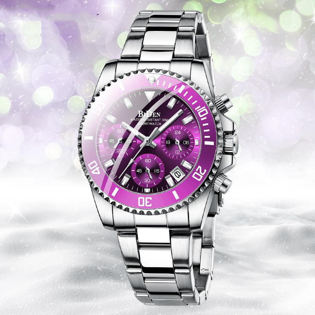 Ladies Multifunctional Quartz Waterproof Business Watch - Image 5