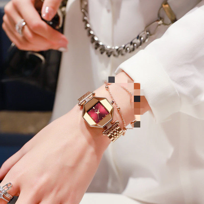 Ladies Square Quartz Waterproof Watch - Image 5