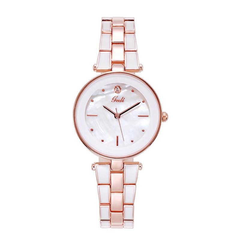 Ladies Watch Korean Style Student White Quartz - Image 5