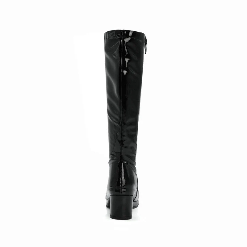 Leather Waterproof Knee High Boots 5-10.5 - Image 20