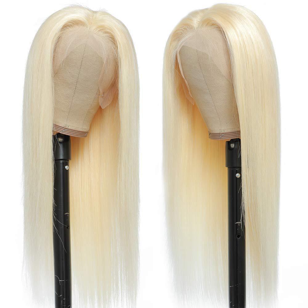 Light Golden Long Straight Hair Chemical Fiber Lace Headgear - Image 5