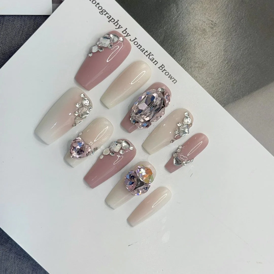Light Luxury Wear Nail Wearable Nail Spray Gun Rhinestone Ball - Image 3