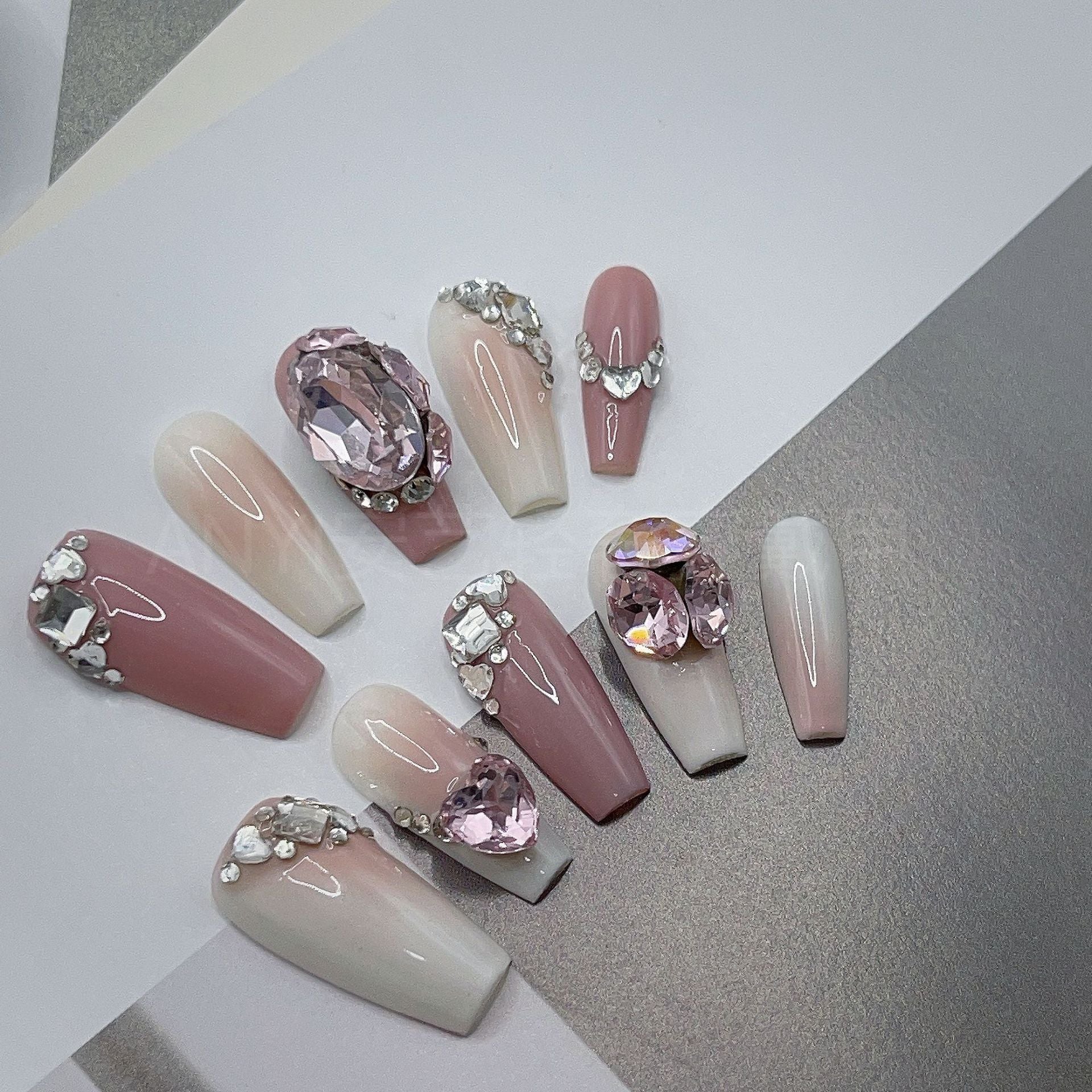 Light Luxury Wear Nail Wearable Nail Spray Gun Rhinestone Ball - Image 8