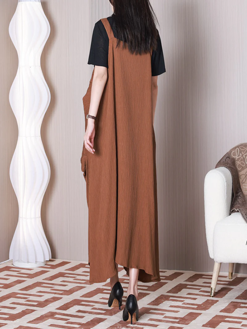 Like A Dream Round Neck A-line Dress - Image 2