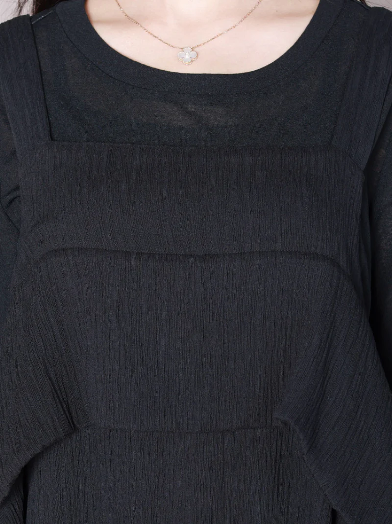 Like A Dream Round Neck A-line Dress - Image 6