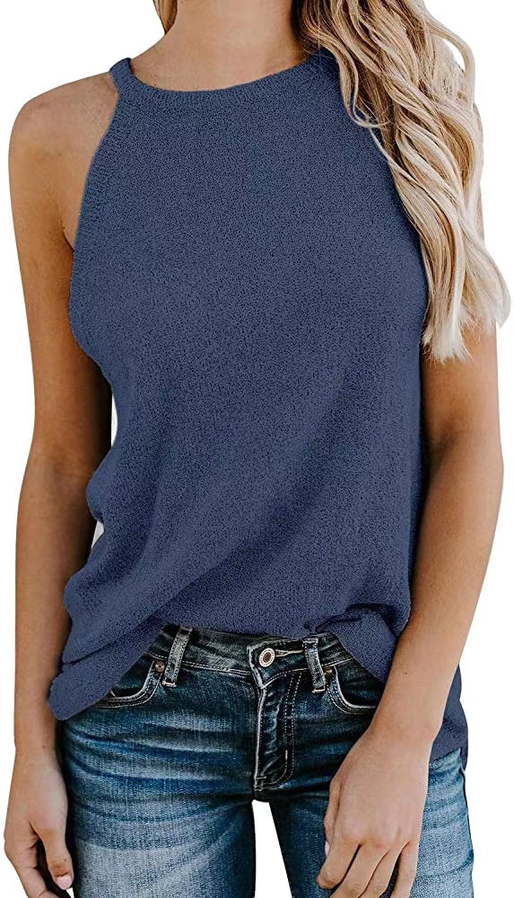 Long Knit Slit Tank - Image 20