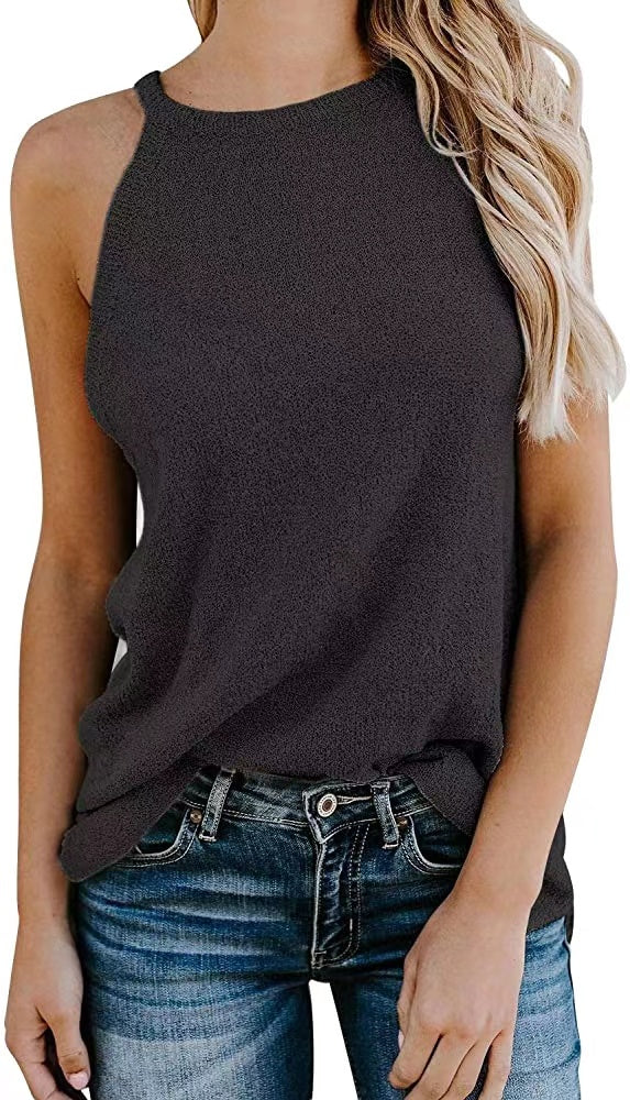 Long Knit Slit Tank - Image 5
