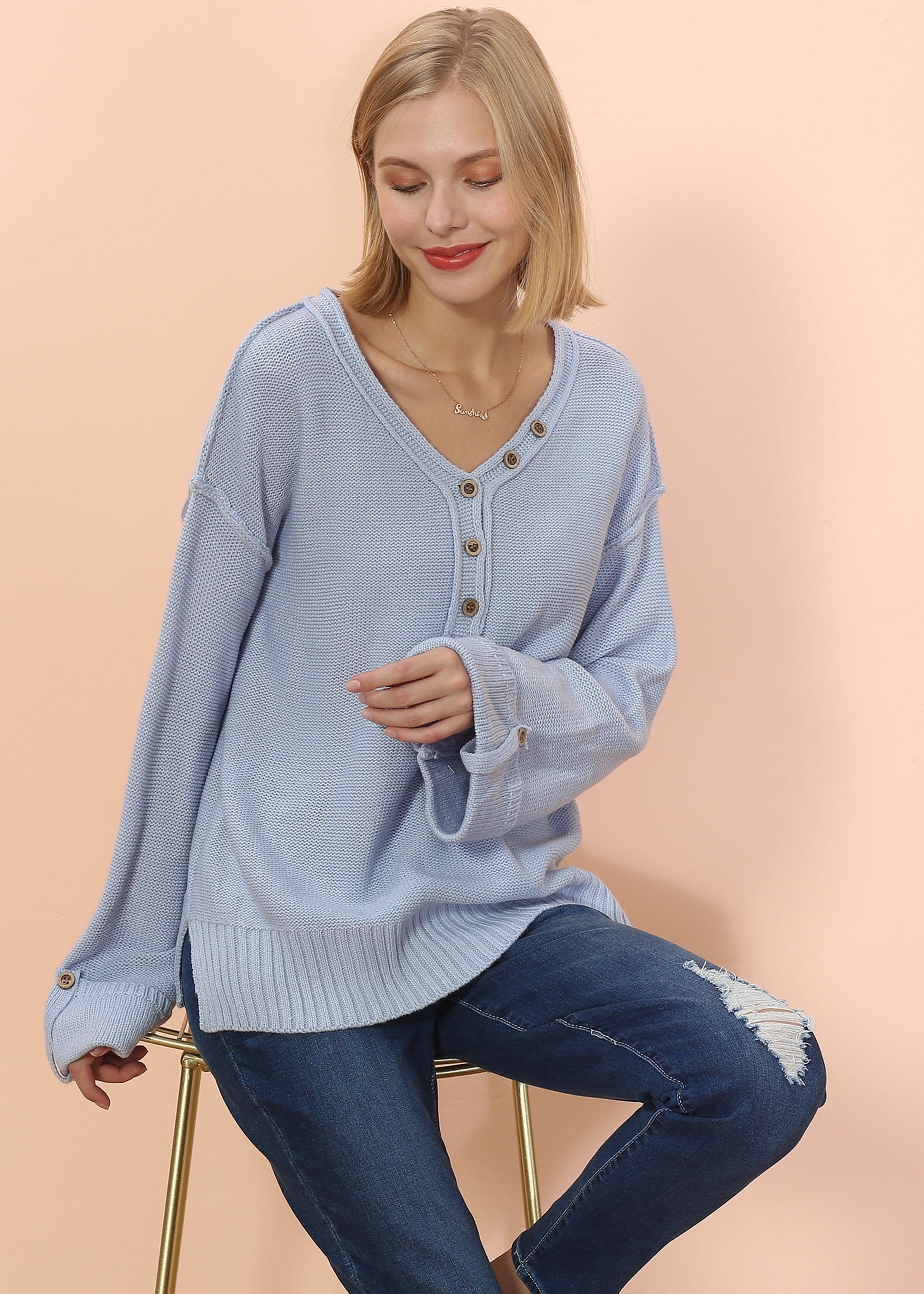 Long Sleeve Folded Cuff Tee - Image 10