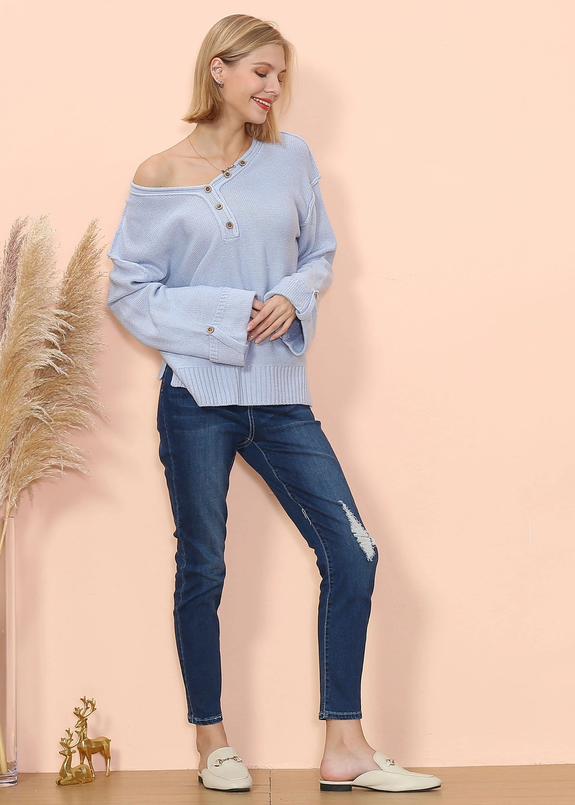 Long Sleeve Folded Cuff Tee - Image 14