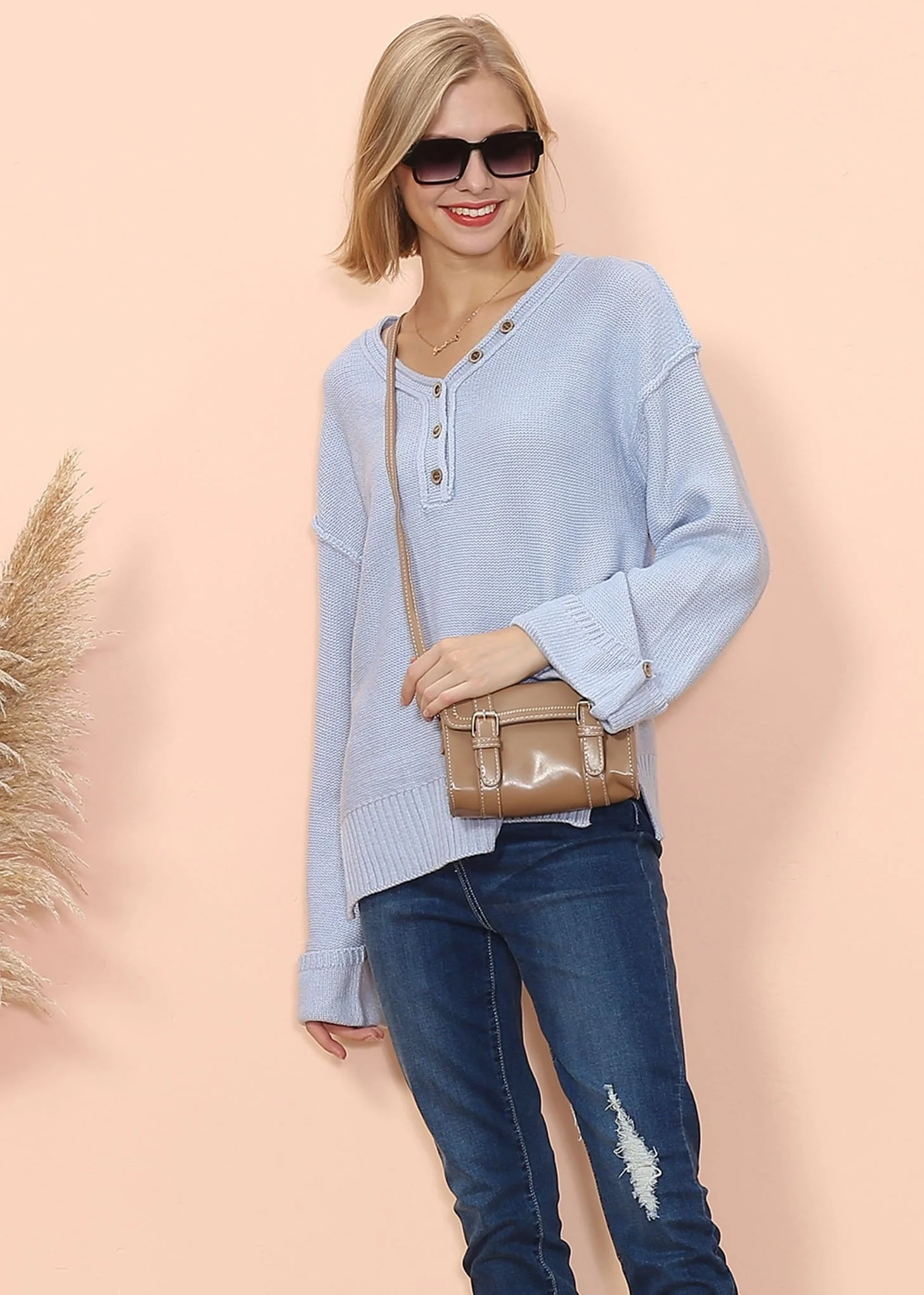 Long Sleeve Folded Cuff Tee - Image 19