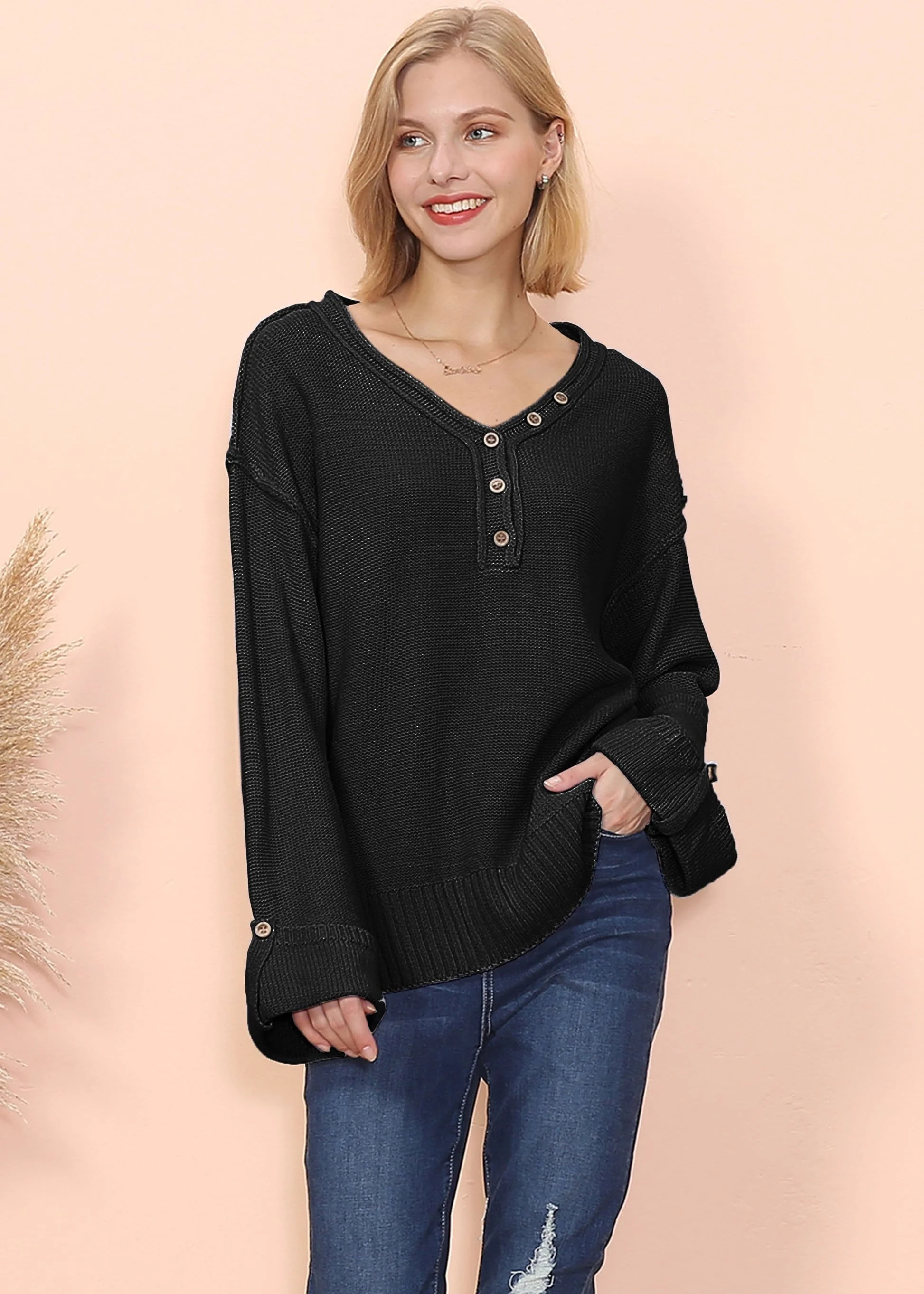 Long Sleeve Folded Cuff Tee - Image 7