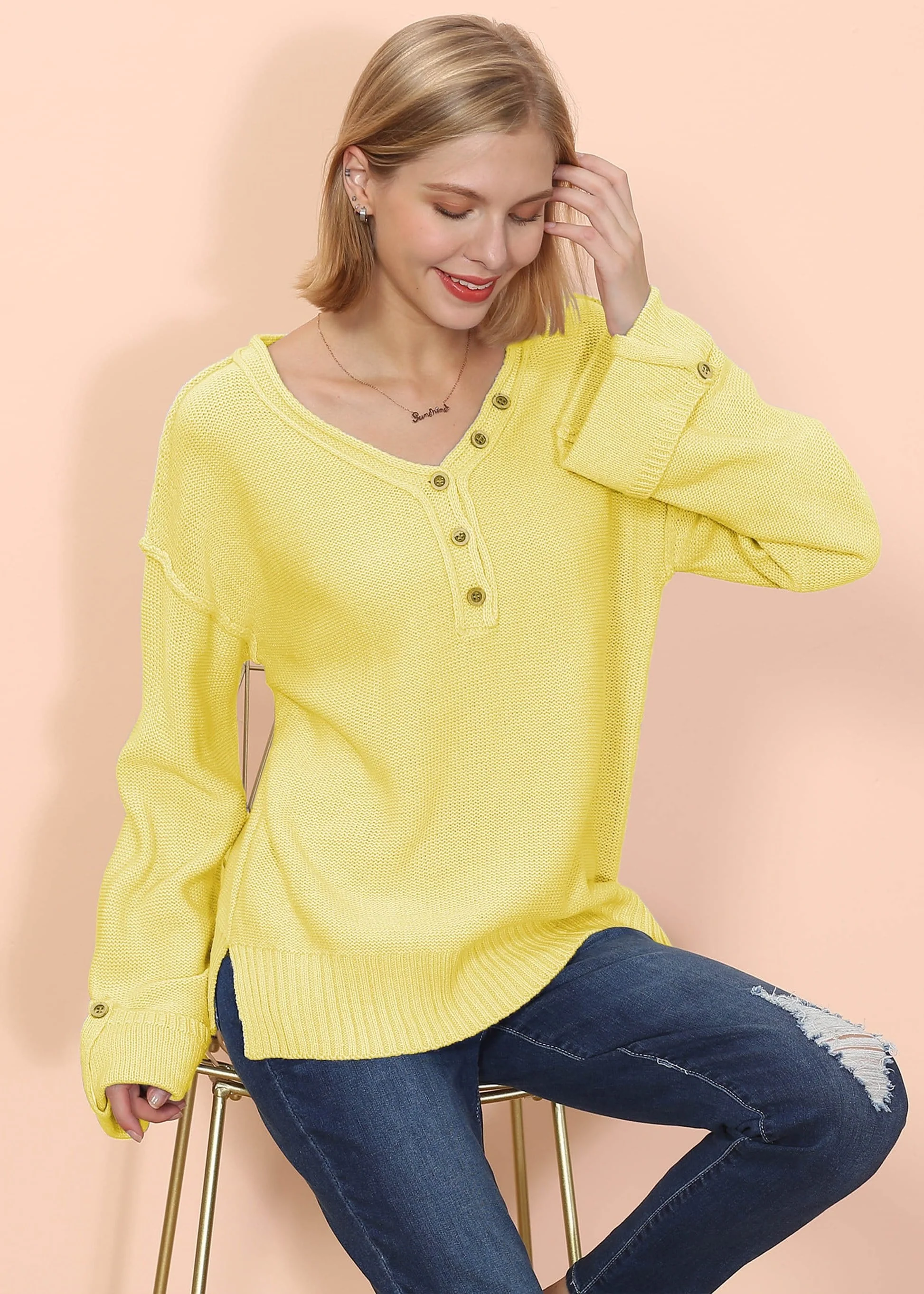 Long Sleeve Folded Cuff Tee - Image 8