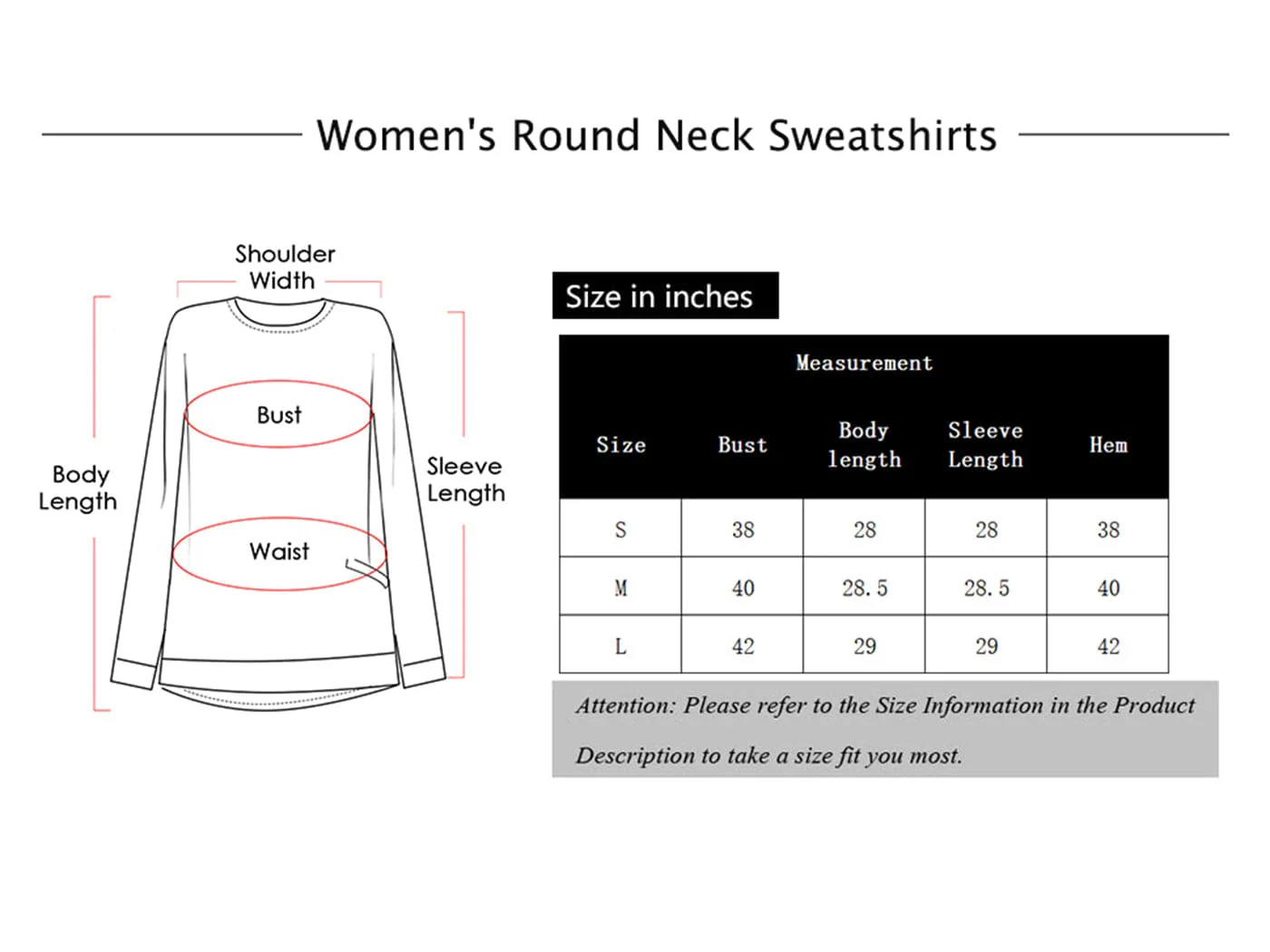 Long Sleeve Round Neck Casual T Shirts Blouses Sweatshirts Tunic Tops with Pocket - Image 17