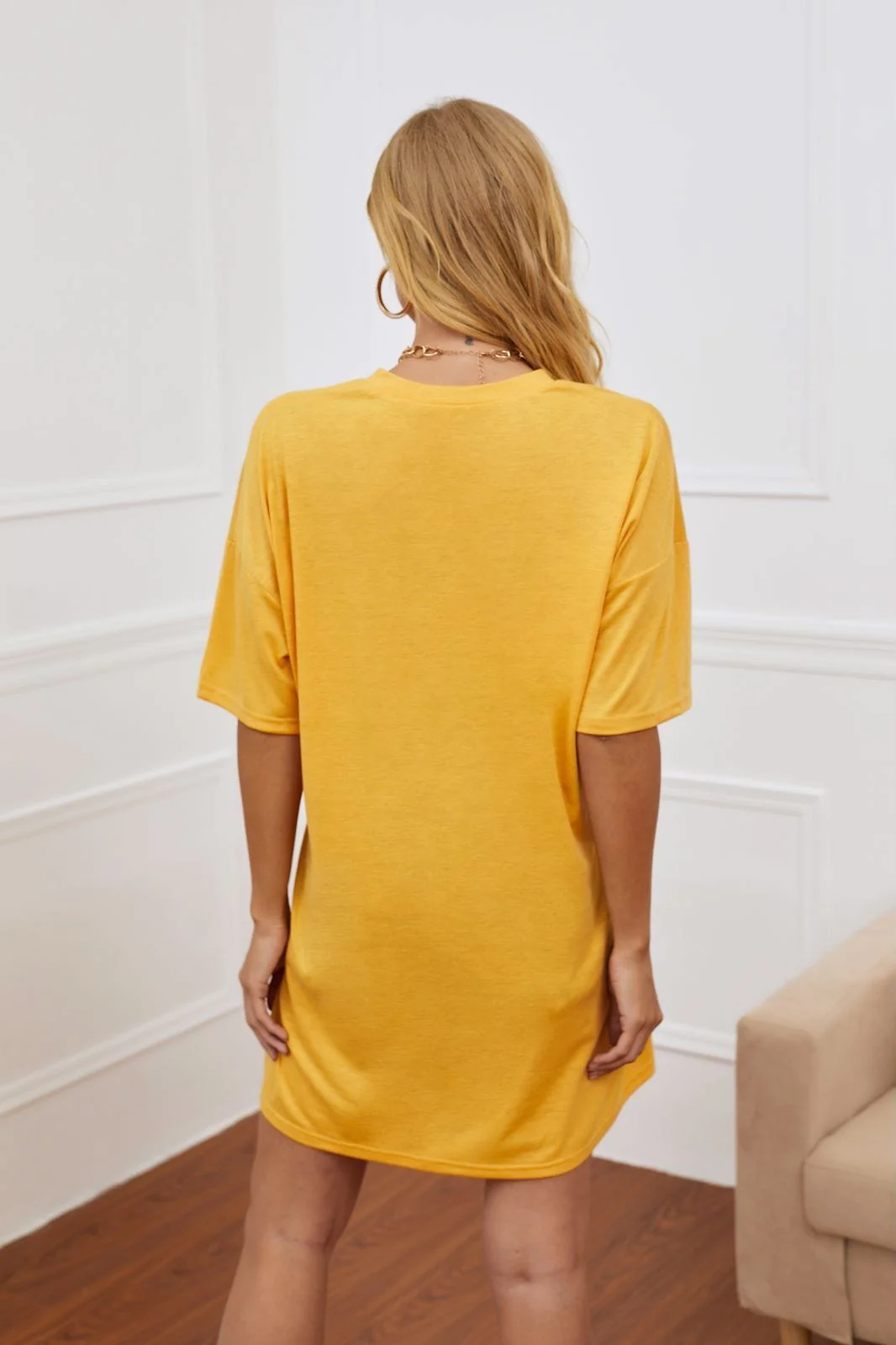 Long Soft Beach Tunic Tee - Image 4