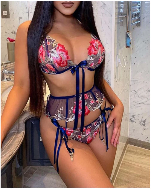 Looking For Him Sexy Ribbon Lingerie Set - Image 2