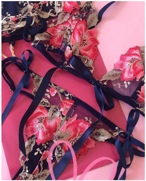Looking For Him Sexy Ribbon Lingerie Set - Image 3