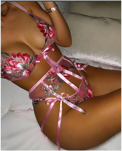 Looking For Him Sexy Ribbon Lingerie Set - Image 4